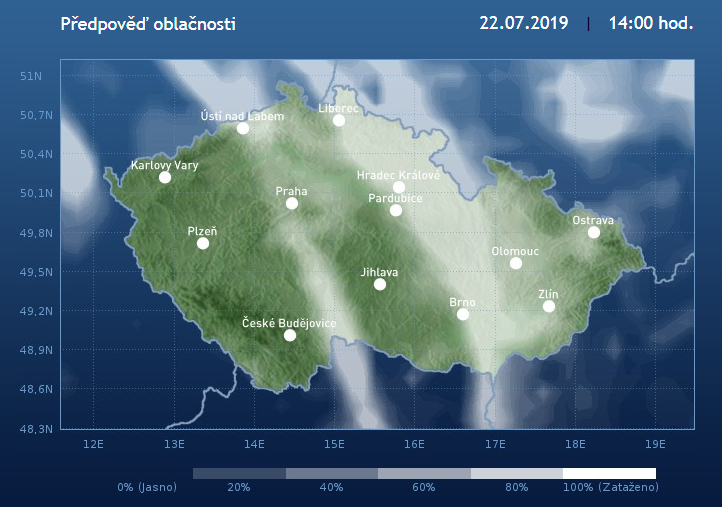 Čeká nás teplý týden s minimem oblačnosti a teplotami až 32 °C