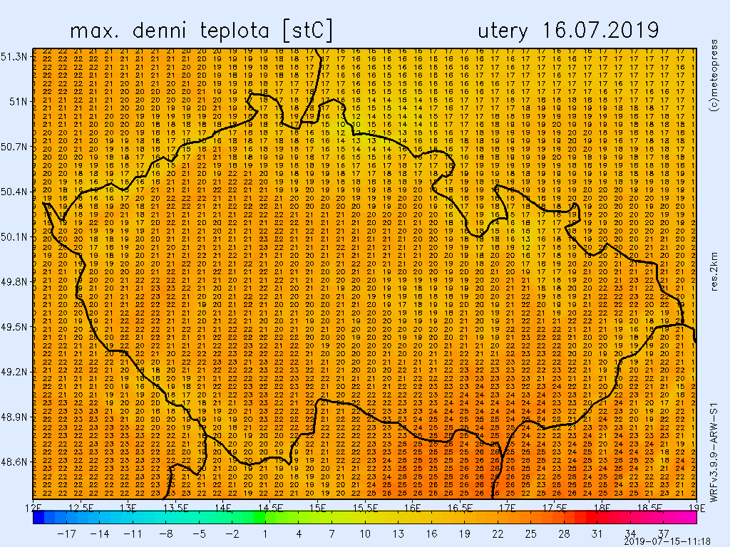 I v úterý se budou po ránu tvořit mlhy, teploty vystoupají k 26 °C