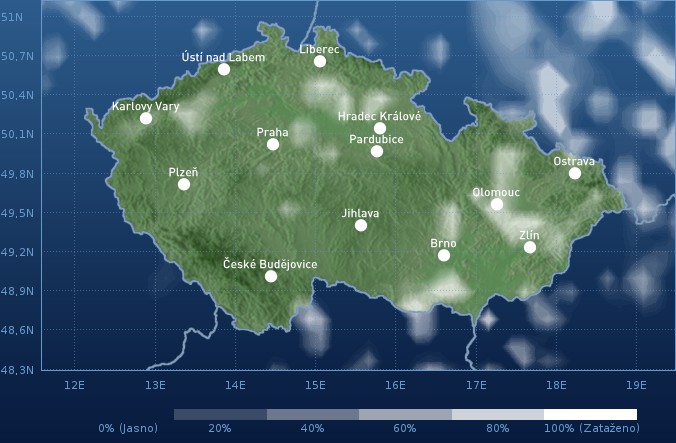 Sobota s jasnou oblohou a tropickými teplotami