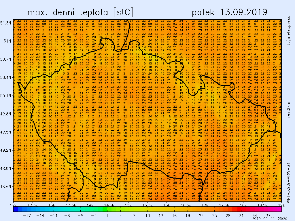 Pátek bude nejteplejším dnem týdne