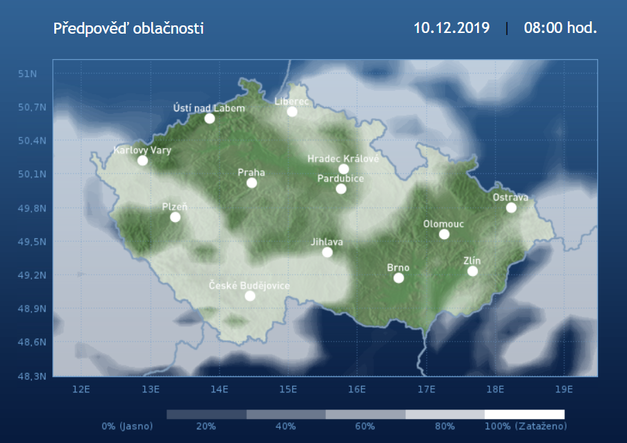 V úterý naměříme maximálně kolem 5 °C