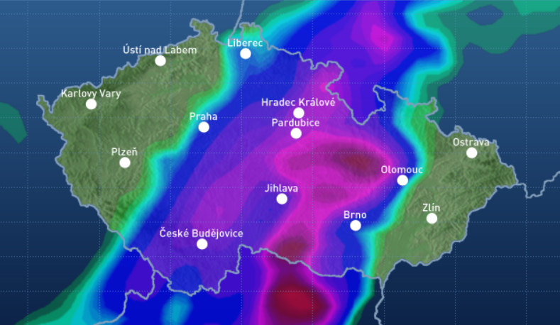 Sobota bude deštivá, pozor si dejte na bouřky a čerstvý vítr