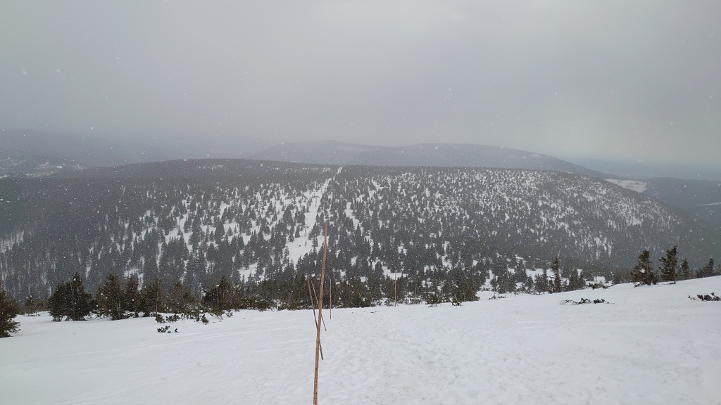 V pátek zpočátku na severovýchodě nad 500m sněžení