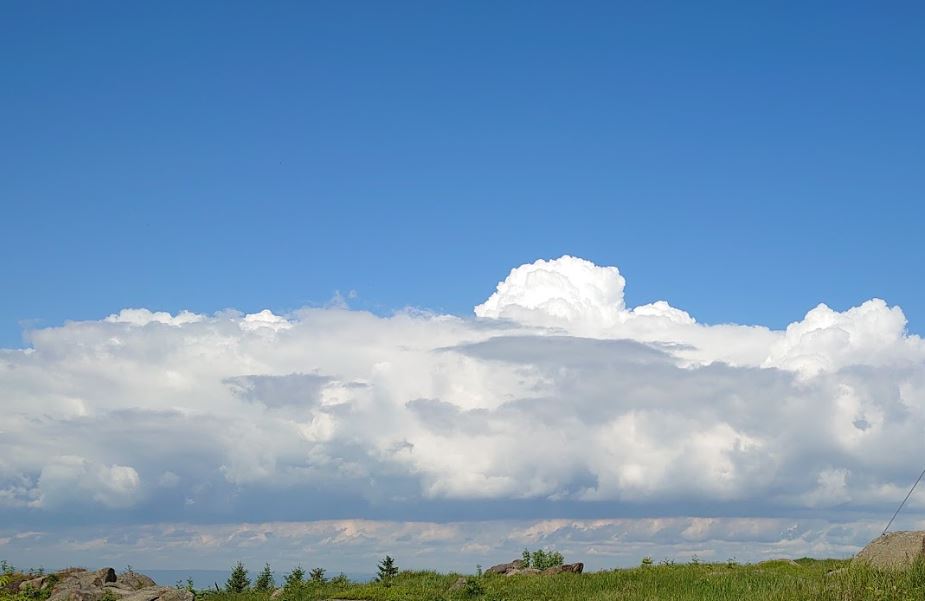 V neděli kolem 20 °C, odpoledne ojediněle přeháňky nebo bouřky